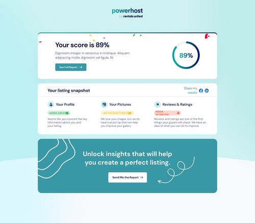 Powerhost Rental Management Tool