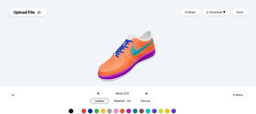 3D Shoe Configurator